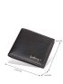 Litchi Embossed Small Wallet Bifold