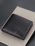 Litchi Embossed Small Wallet Bifold