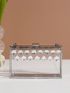 Mini Box Bag Rhinestone Decor Chain Strap For Prom