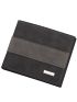 Pu Small Wallet Colorblock Metal Decor