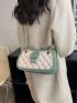 Quilted Hobo Bag Contrast Binding Small