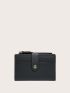Litchi Embossed Small Wallet PU