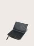 Litchi Embossed Small Wallet PU