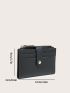 Litchi Embossed Small Wallet PU