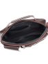 New Luxury Pu Men Bag Black Messenger Bag Briefcase Designer Male Fashion Crossbody Bag Shoulder Bag For Business Work Vintage Messenger Bag Briefcase Men Women For Business Work Satchel Shoulder Crossbody Bag