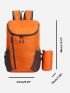 Small Casual Daypack Two Tone Foldable Waterproof For Outdoor