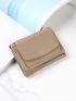 New Women Mini Wallet Short Hasp Purse Large Capacity Coin Bag Tri-fold Wallet