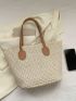 Minimalist Straw Bag Large Capacity Vacation