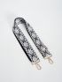 Geometric Pattern Bag Strap Bag Accessories Adjustable Removable Wide Strap