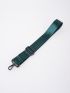 Buckle Decor Bag Strap Fashion Dark Green