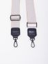 Buckle Decor Bag Strap Fashion Chevron Graphic