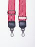 Buckle Decor Bag Strap Fashion Chevron Graphic