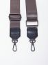 Buckle Decor Bag Strap Fashion Brown