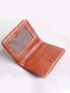 Wallet Men's Short Genuine Leather Zipper Ultra-Thin Handmade Wallet Money Clip Mini Small Purse