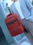 Two Tone Laptop Backpack With USB Charging Port