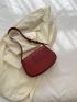 Flap Saddle Bag Contrast Binding