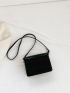 Mini Flap Square Bag Chain Decor