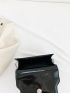 Mini Flap Square Bag Chain Decor