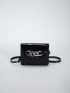 Mini Flap Square Bag Chain Decor