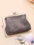 New Double Layer Women Wallets Short Nylon Coin Purse Mini Wallet Retro Coin Purse For Women