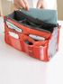 Colorblock Tote Insert Multi-pocket