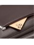 New Luxury Pu Men Bag Black Messenger Bag Briefcase Designer Male Fashion Crossbody Bag Shoulder Bag For Business Work Vintage Messenger Bag Briefcase Men Women For Business Work Satchel Shoulder Crossbody Bag
