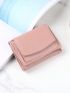 New Women Mini Wallet Short Hasp Purse Large Capacity Coin Bag Tri-fold Wallet