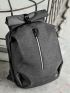 Bison Denim Unisex Shoulder Backpack Casual Solid Hiking Backpack Outdoor Sport School