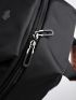 Bison Denim Unisex Shoulder Backpack Casual Solid Hiking Backpack Outdoor Sport School