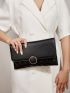 Medium Envelope Bag Crocodile Embossed