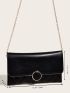 Medium Envelope Bag Crocodile Embossed