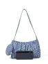 Medium Ruched Bag Leopard Print Top Handle With Coin Purse For Daily