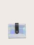 Funky Small Wallet Holographic Pattern