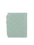 Quilted Small Wallet PU Green
