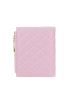 Quilted Small Wallet PU Pink