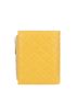 Quilted Small Wallet PU Yellow