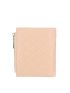 Quilted Small Wallet Pink PU