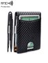 Small Wallet Fashionable RFID Braided Pattern For Outdoor Travel