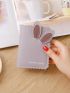 Letter Graphic Small Wallet Cartoon Ear Decor