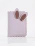 Letter Graphic Small Wallet Cartoon Ear Decor