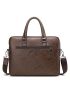 Large Classic Briefcase PU Vintage