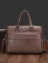 Large Classic Briefcase PU Vintage