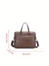 Large Classic Briefcase PU Vintage