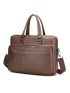 Large Classic Briefcase PU Vintage