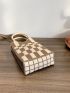 Mini Crochet Bag Geometric Pattern