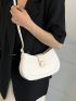 Stitch Detail Hobo Bag PU Chain