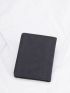 Plane & Letter Detail Passport Case PU