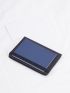 Plane & Letter Detail Passport Case PU