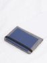 Plane & Letter Embroidered Passport Case PU