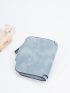 Letter Graphic Small Wallet Blue